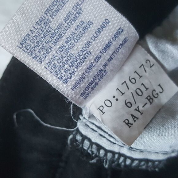 Tommy Hilfiger Vintage Pants Y2K Black Bootcut Women’s Size 7 - Picture 9 of 10